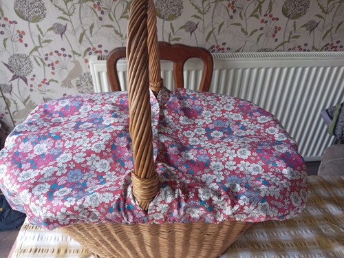 Wicker shopping basket - wicker,