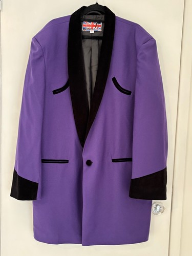 Teddyboy drape jacket purple - teddyboy, .purple