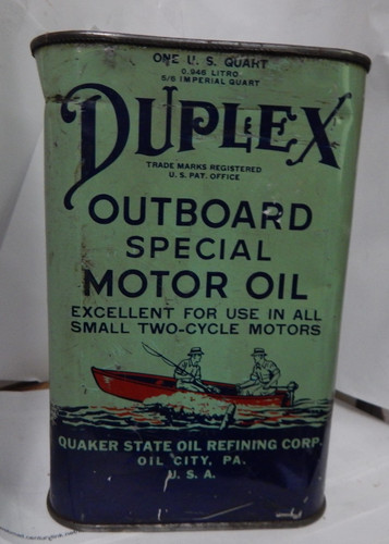 Vintage tin duplex outboard - vintage,