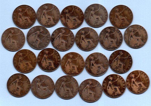 1912 penny coins - 22,