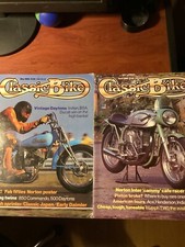 Classic bike magazines April May 1985 Norton dominator commando Watsonian Indian