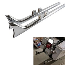 36" Fishtail Slip on Mufflers for Touring 95-16, Road King CVO EFI