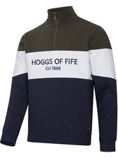 Hoggs of Fife - Mens 1/4 Zip Pullover / Jumper /Sweater - Dumfries