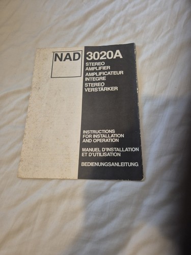 Nad 3020a amplifier - nad,