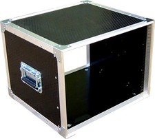 6U 19" Rack Sleeve Swan Flight Case for Studio Install (Hex)