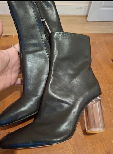 Zara ankle boots with clear - zara,