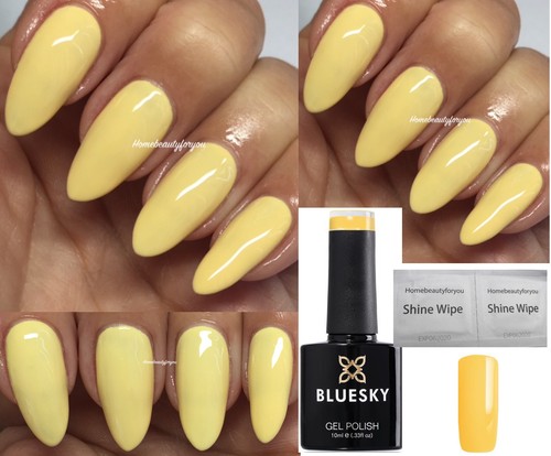 Bluesky gel nail polish yellow - gel,