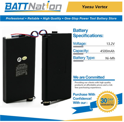 4500mah nimh battery - 13.2v,