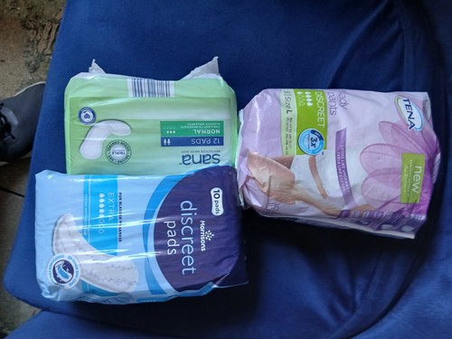 Various incontinence pads - various,