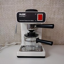 Maxim Expres EX-102 Espresso Cappuccino Maker Steam Wand Glass Carafe 120V 800W