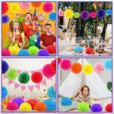 10pcs tissue paper pom - tissue, 16