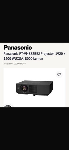 Panasonic vmz82bej desktop - panasonic, pt-vmz82bej