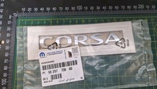 NEW VAUXHALL CORSA CHROME BADGE EMBLEM - 9829773080 GENUINE 