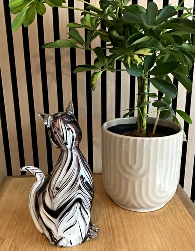 Vintage murano style cat - vintage,