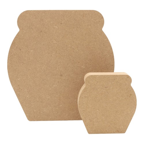 Wooden honey pot plain - wooden,