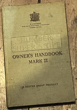 VINTAGE 1949 HUMBER SUPER