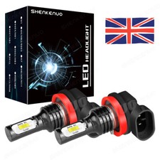 Pair H8 Bulbs Fog Light LED