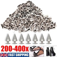 200/400x 10mm Punk Cone Spikes