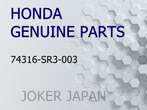 Honda genuine civic - genuine, 92-95