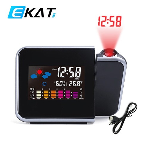 Smart alarm clock digital - digital, led