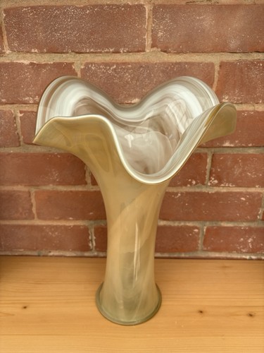 Large vintage hand blown art - vintage,