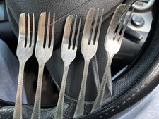 Antique Silver Forks Set 5