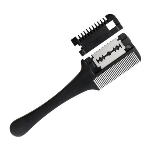 Hair cutting comb razor - hair,