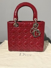 Lady Dior Medium Bag - Red
