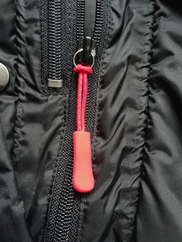 Red zipper zip - red,