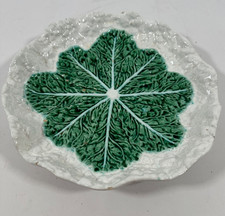Vintage Cabbage Leaf Majolica