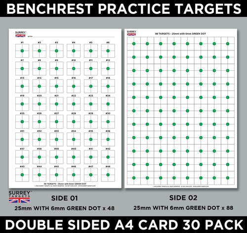 Benchrest shooting targets - benchrest,