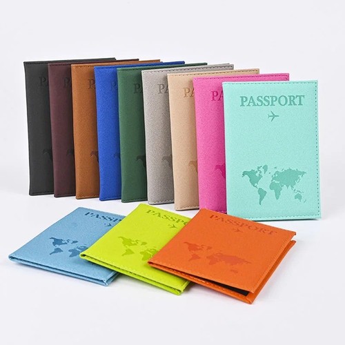 Leather passport cover - passport,