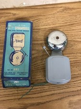 Vintage Eagle 21/2" Doorbell 2 Coil Silver with Box Auto shop Phone bell Door