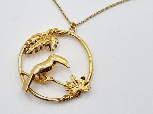 Alex monroe toucan necklace - monroe,