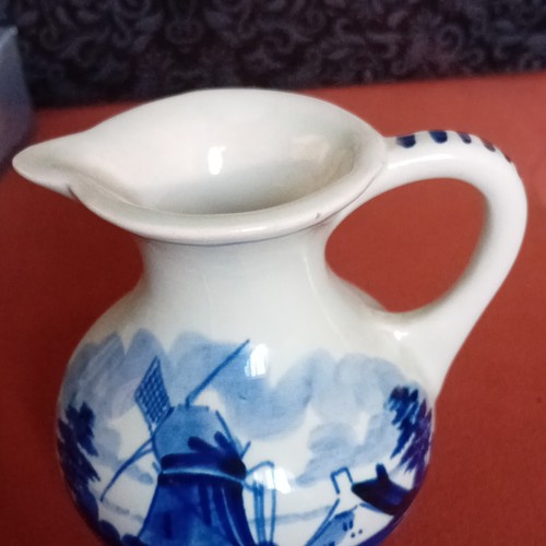 Delft windmill creamer pt - delft,