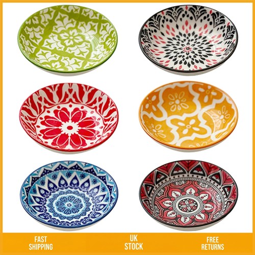Elegant ceramic dipping bowls - ceramic,