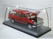 Triple 9 189910 Stackable Display Case with LED Lights (Black) 1:18 Scale Cars 