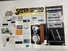 Vintage Sansui Brochure Hi-Fi Systems Japan 1980’s (?) With Specs