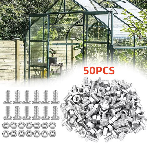 50x greenhouse bolts - 50x,