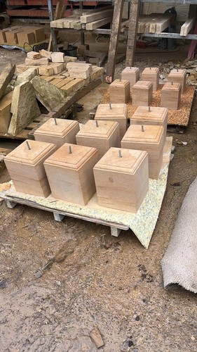 Reclaimed ashlar stone bath - ashlar, stone,