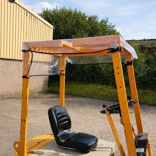 Forklift rain cover - roof, panel