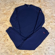 Musto Thermal Base Layer Set Mens Large Navy Blue Vintage 1996 Top Trousers
