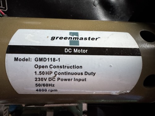 Greenmaster gmd118 230v - 230v, dc