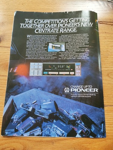 Pioneer car hifi advertisement - pioneer,