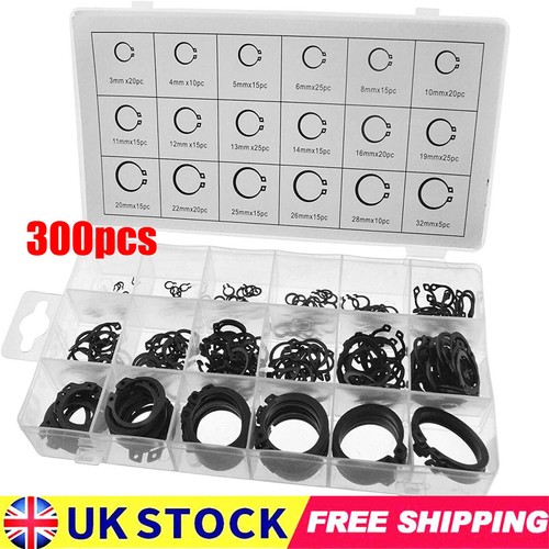 270 300pcs mixed circlip set - 270/300pcs,