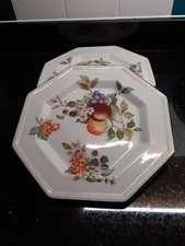 2 Fresh Fruits Dinner Plates