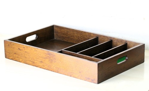 Antique cutlery tray butlers - cutlery,