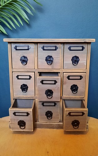 Wooden apothecary style - wooden,