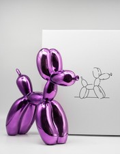 Limited Balloon Dog Resin Purple -Jeff Koons(After) Editions Studio,banksy,kaws