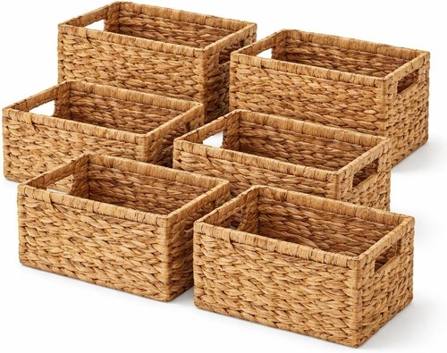 Water hyacinth storage baskets - water,